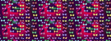 Raster illüstrasyonu. Kumaş, Tekstil, Baskı ve Davetiye için arka plan. Watercolor Style 'da uçan kelebeklerle eskiz kalıbı. Doğada Güzellik.