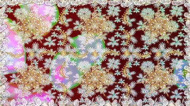 Raster illüstrasyonu. Oriental raster klasik nötr ve altın desenli. Kusursuz soyut arkaplan.