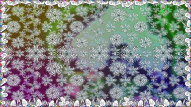 Gri renkli çiçekler. Düz Çiçek Elementleri Tasarımı. Renkli Yaz Temalı Kusursuz Arkaplan. Raster illüstrasyonunda trendsiz çiçek deseni.