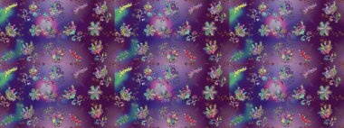 Küçük ölçekli çiçek basit şirin desende. Üretim, duvar kağıdı, baskı, hediye paketi ve scrapbooking Tekstil veya kitap için çiçek sorunsuz arka plan kapsar. Raster illüstrasyon.