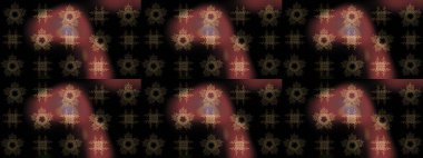 Kar tanelerinin soyut arkaplanlı Noel arkaplanı. Siyah, kahverengi ve gri kar taneleri. Noel için tatil tasarımı, yeni yıl moda baskıları. Güzel tasarım. Raster illüstrasyonu.