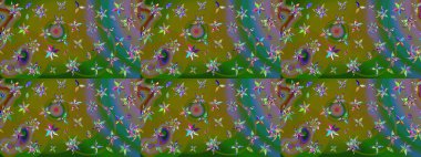 Raster illüstrasyonu. Doğum günü kartı ya da düğün davetiyesi. Kahverengi renklerde. Suluboya çiçek buketi. Çiçekli tebrik kartı. Çiçek arka planı.