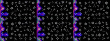 Raster illüstrasyonu. Çiçek deseni. Düz Çiçek Elementleri Tasarımı. Renkli Bahar Temalı Kusursuz Arkaplan. Kusursuz Chichi kumaş deseni..