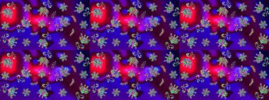 Kış soyut geçmişi. Raster Noel soyut renkli arka plan ve düşen kar tanesi. Raster illüstrasyonu. Kar taneli Noel arkaplanı.