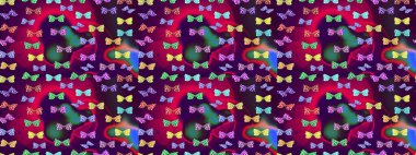 Çizim kalıbı. Tekstil baskısı için ekose kelebek. Raster illüstrasyonu. Mor renklerin çizimi. Karala, karala, karala.