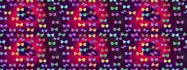 Raster illüstrasyonu. Robot resim. Davetiye, kart ve parmak izi için basit kadınsı bir model. Mor arka planda kelebek.