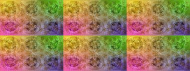 Renkli elementlerle Raster ilginç desen