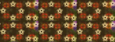 Raster illüstrasyonu. Ultraviyole kumaş deseni. Çizim kalıbı. Organik motif arkaplanı.