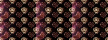 Barok tarzında kusursuz bir doğulu süsü. Raster geleneksel altın pürüzsüz desen siyah, kahverengi ve mor renkler.