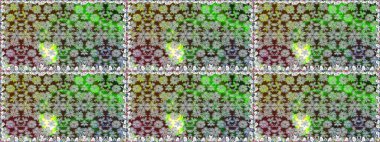 Vadinin gri renkli çiçekleri. Raster dikişsiz çiçek deseni.