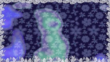 Çiçek ve yapraklı çiçek deseni. Küçük çiçekli şirin bir desen. Raster illüstrasyonu.