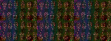 Gri renklerde bahar çiçekleri. Çiçekli karalama şeklinde Raster çiçek deseni. Raster illüstrasyonu.