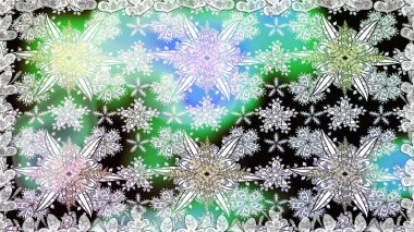 Raster illüstrasyonunda kusursuz çiçek deseni. Tarafsız renklerde çiçekler. Renkli Bahar Temalı Kusursuz Arkaplan. Düz Çiçek Elementleri Tasarımı.