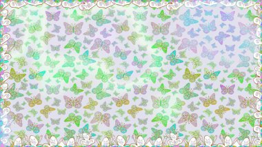 Şirin kelebek gri raster desenli. Kusursuz. Giysi tasarımı için dekor.