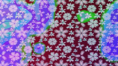 Menekşe renginde mor papatya deseni. Mor renklerde. Raster illüstrasyonu.