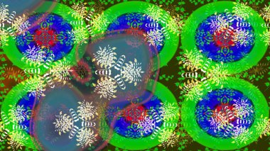 Yapraklı kusursuz desen. Şirin, zarif çiçekler Raster illüstrasyonu. Poster ya da kapak için arka plan. Tekstil için figür. Davetiye ve kartpostal tasarımı için dekoratif çiçek unsurları.