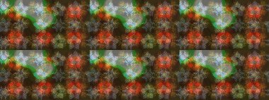 Renkli arka plan üzerinde izole sevimli kar taneleri. Raster resim. Soyut mandala veya kaprisli kar tanesi hat sanat tasarım.