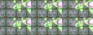 Küçük çiçekli basit bir çiçek çizimi. Tarafsız, yeşil ve gri renklerde şirin çiçekler. Moda baskısı, albüm, ambalaj kağıdı ve duvar kağıdı için zarif dekoratif süslemeler. Raster çizimi..