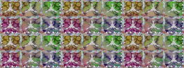 Raster. Colour Spring Theme seamless pattern Background. Flat Flower Elements Design.