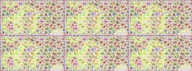 Karala, karala, karala. Kusursuz desen. Tekstil baskısı için ekose kelebek. Raster illüstrasyonu. Bej ve gri renkler üzerine resim.