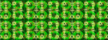 Raster güzel bir çiçek deseni çizmiş. Bahar mevsimi. Tatil havası. Nazik romantik baskı. Yeşil, sarı ve nötr renkte çiçekler.