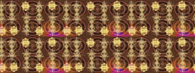 Kar Tanesi Raster illüstrasyonu. Kış kar tanesi. Kar Tanesi Simgesi. Kahverengi, sarı ve bej renklerde izole edilmiş..