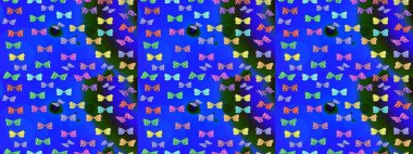 Bahar Kelebeği teması. Çizim, karalama, karalama. Sonsuz. Giysi kumaşı için böcek dokusu parçası tekrarlanıyor. Mavi üzerine güzel bir kelebek kumaşı çizimi. Raster illüstrasyonu.
