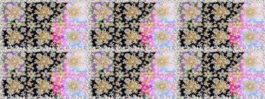 Lüks, kraliyet ve Viktorya dönemi konsepti. Süslü dekorasyon. Raster klasik barok çiçeksiz altın desenli. Gri renklerdeki altın desenli altın elementler.