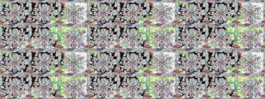 Çiçekli kusursuz retro desen. Renkli Yaz Temalı Kusursuz Arkaplan. Tarafsız renklerde çiçekler. Düz Çiçek Elementleri Tasarımı.