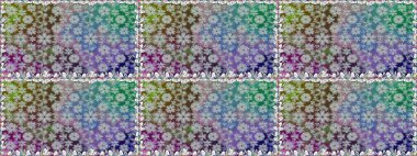 Raster illüstrasyonu. Gri renklerde. 3D çiçekler, pürüzsüz.