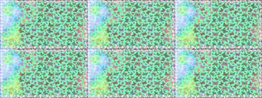 Raster. Elle çizilmiş illüstrasyon. Mavi renkli resimler. Şirin kelebeklerin kusursuz desenleri. Moda Kumaşı Tasarımı.