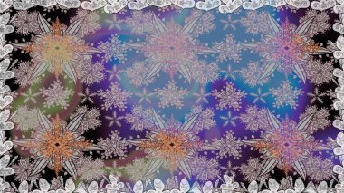 Raster illüstrasyonu. Kusursuz çiçek deseni duvar kâğıdı olarak kullanılabilir. Gri renkli çiçekler.