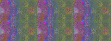 Klasik taslak çizimi. Raster çiçek izi. Çiçek yeşili çizim deseni.