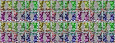 Sorunsuz vintage. Raster şirin kumaş deseni. Bahar Tema Dikişsiz desen arka plan rengi. Düz çiçek öğeleri tasarım.