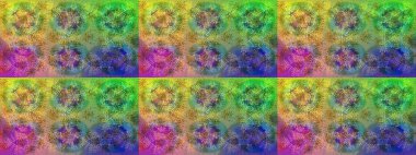 Yeşil, nötr ve mor renkli suluboya kar taneleri. Kışın sembolü. Güzel dekorasyon. İllüstrasyon kar tanesi.