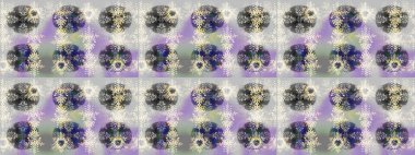 Suluboya çizim kalıbı. Dekorasyon ve tasarım için güzel bir desen. Moda baskısı. Çiçeğin suluboya çizimlerinin mükemmel deseni. Eski model. Raster illüstrasyonu.