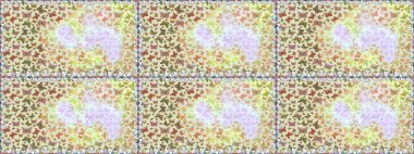 Giysi tasarımı için gri, nötr ve bej arka planda geleneksel halk çiçekleri dekoru. Nakış, egzotik kelebeklerle süslenmiş çiçeksiz desenler. Kart ve yazdırma için basit sevimli desen.