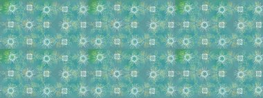 Snowflakes desen. Raster kar taneleri arka plan. Kar tanesi renkli desen. Renk arka plan üzerinde izole soyut kar taneleri ile düz tasarım. Raster illüstrasyon.