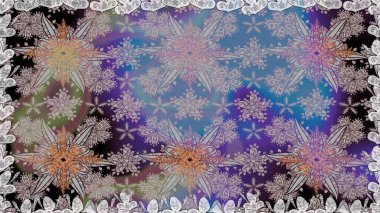 Raster illüstrasyonu. Kusursuz çiçek deseni duvar kâğıdı olarak kullanılabilir. Gri renkli çiçekler.