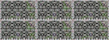 Suluboya etkisi. Organik elementler. Raster deseni. Botanik kusursuz desen.