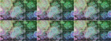 Raster illüstrasyonunda kusursuz çiçek deseni. Güzel kumaş deseni. Renkli Bahar Temalı Kusursuz Arkaplan. Düz Çiçek Elementleri Tasarımı.