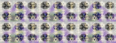 Suluboya çizim kalıbı. Dekorasyon ve tasarım için güzel bir desen. Moda baskısı. Çiçeğin suluboya çizimlerinin mükemmel deseni. Eski model. Raster illüstrasyonu.