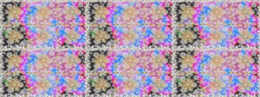 Kart, duvar kağıdı, ambalaj ve tekstil için klasik tasarım. Klasik çiçek dokusu. Altın şablon. Raster illüstrasyonu. Tarafsız renklerde Royal retro. Altın elementler.