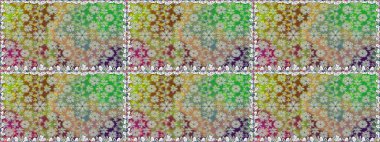 Raster illüstrasyonu. Küçük çiçekteki sevimli çiçek deseni. Tarafsız renklerde çiçekler.