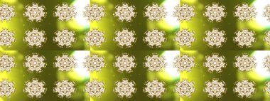 Güzel kar tanesi. Soyut kış altın süsü. Raster illüstrasyonu. Yuvarlak raster kar tanesi. Renkli arka planda izole tatlı kar taneleri.