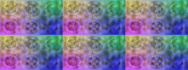 Raster Noel soyut renkli arka plan ve tatlı kar tanesi. Farklı kar tanesi toplama rasterleri, menekşe, mavi ve nötr renklerdeki kış elementleri..