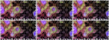 Raster illüstrasyonu. Küçük çiçekli basit, dikişsiz desen. Moda baskısı, albüm, ambalaj kağıdı ve duvar kağıdı için zarif dekoratif süslemeler. Kahverengi renkte şirin çiçekler..