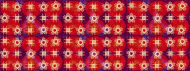 Renkli elementlerle Raster ilginç desen