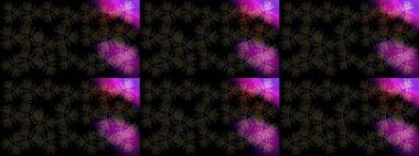 Siyah, gri ve kahverengi renklerde suluboya kar taneleri. Kışın sembolü. Raster illüstrasyon kar taneleri. Güzel dekorasyon.