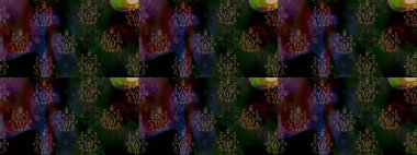 Çiçekli çizim şekli. Düz Çiçek Elementleri Tasarımı. Siyah renkli çiçekler. Renkli Bahar Teması çizim şablonu.